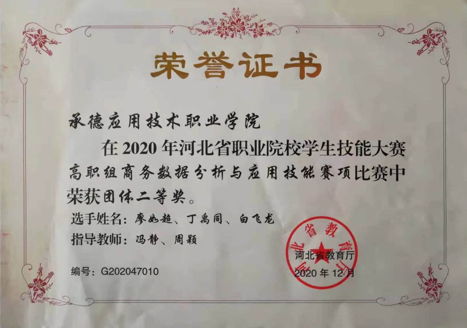 1650598163377087.jpg 2020年河北省职业院校学生技能大赛证书.jpg